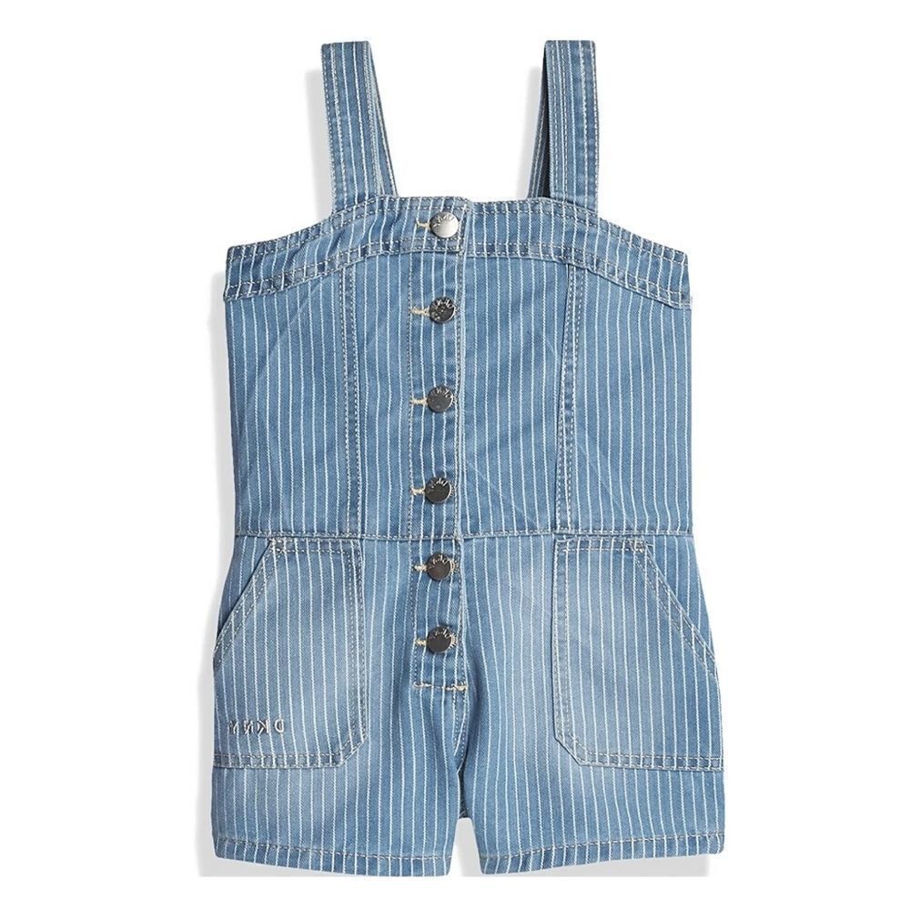 DKNY girls denim romper